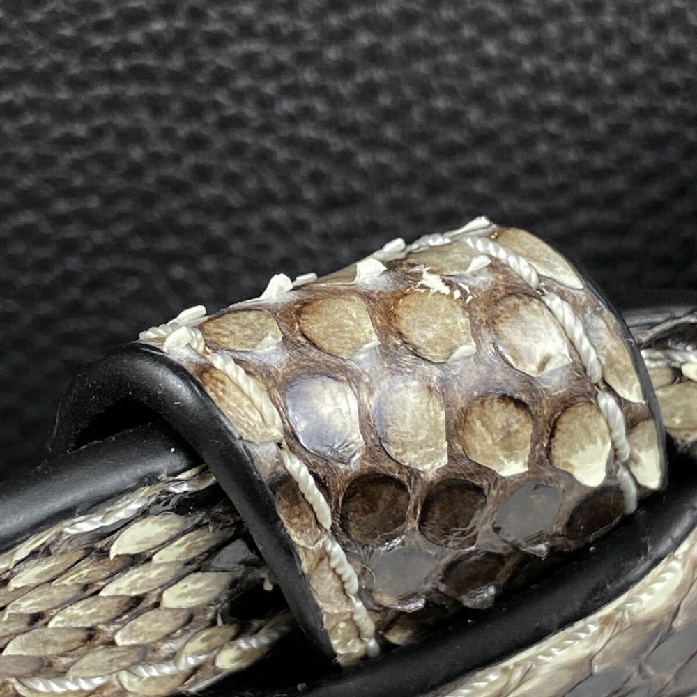 Loewe Gate Small Crossbody Python Shoulder Bag Le… - image 7